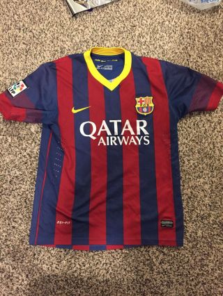 Messi Nike Barcelona Jersey Pre - Owned 2013 - 14size M