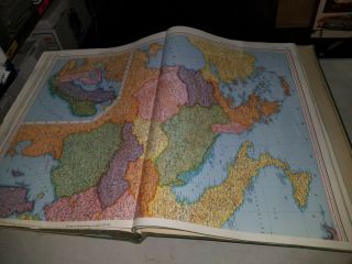 Rand Mcnally Commercial Atlas And Marketing Guide,  90th Ed,  1959,  Very Large Book