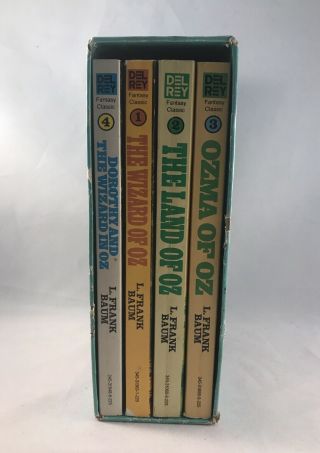 The Magical World Of Oz 4 Book Set L Frank Baum Del Rey Dorothy