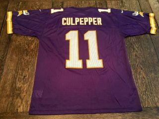 Vintage Daunte Culpepper Minnesota Vikings Mens Xl Nike Purple Jersey Nfl Wow