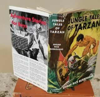 Jungle Tales Of Tarzan By Edgar Rice Burroughs Copyright 1919 Vintage Book