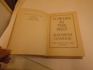 1938 Towers In The Mist By Elizabeth Goudge