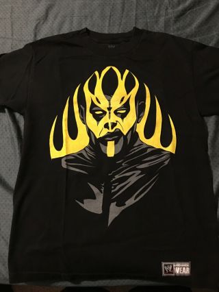 Wwe Authentic Goldust Ashes To Ashes Gold To Dust Mens Medium Shirt