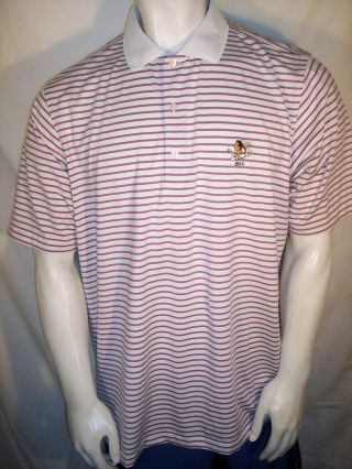 Fairway & Greene XL White Str Poly/Spandex Golf Shirt Philadelphia Cricket Club 2