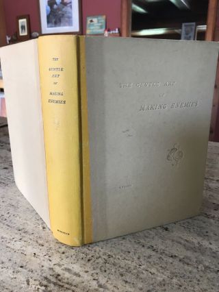 The Gentle Art Of Making Enemies By Whistler 1953 Hardcover Vg