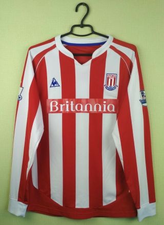 Stoke City Jersey Shirt 2009/2010 Home Official Le Coq Sportif Football Size S/m