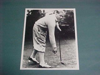 Rare Upi/bettman 8 " X 10 " Golf Photo Bobby Jones 1929 U.  S.  Amateur Tournament
