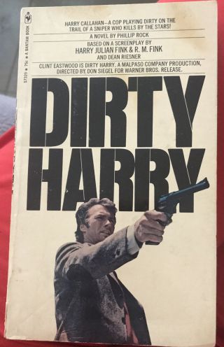 Dirty Harry By Phillip Rock 1971 Paperback