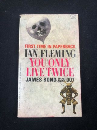 You Only Live Twice By Ian Fleming - James Bond Secret Agent 007 - Paperback