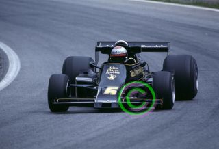 Racing 35mm Slide,  F1 Mario Andretti - Lotus 77 1976 Austria Formula 1