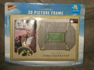 Neat University Of Iowa Hawkeyes Football Nile Kinnick Stadium 3d Picture Frame