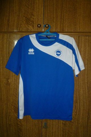 Brighton & Hove Albion Fc Errea Football Shirt Special 2008/2009 Blue Men Size M