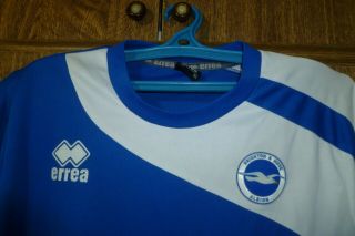 Brighton & Hove Albion FC Errea Football Shirt Special 2008/2009 Blue Men Size M 2