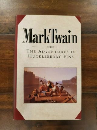 Mark Twain The Adventures Of Huckleberry Finn Hardcover Book With Jacket