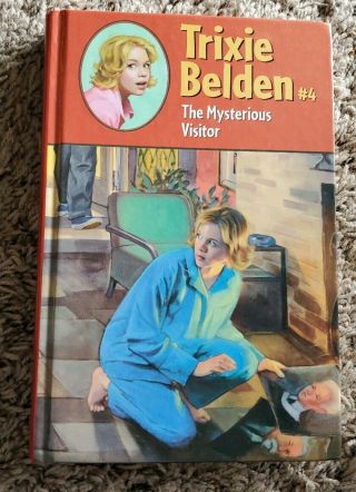 Trixie Belden Hc Book 4 The Mysterious Visitor First Random House Edition