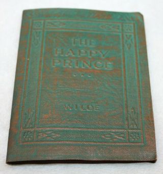 Antique Little Leather Library Book The Happy Prince And Other Tales Oscar Wilde