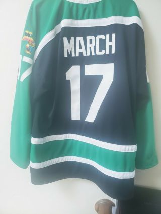 Guinness St.  Patricks Day March 17 Hockey Jersey Size Xl Athletic Knit