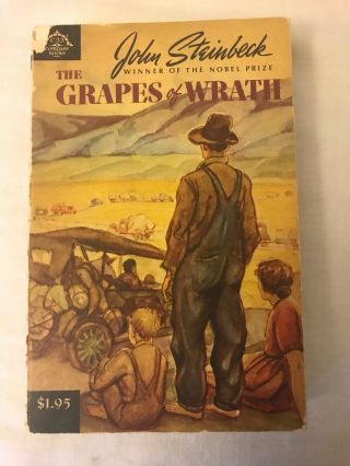 Vintage The Grapes Of Wrath By John Steinbeck Compass Books Paperback C33 1965
