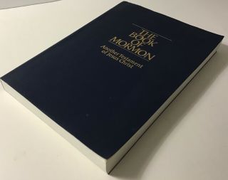 The Book of Mormon Large Print 8.  5x11 Huge Scripture LDS Big 1988 Softcover 2