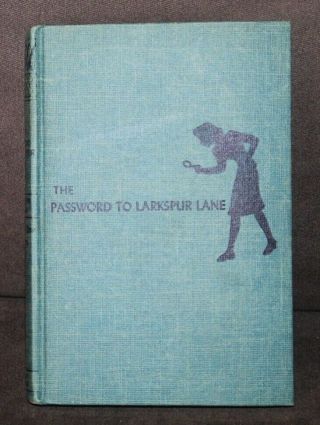 Vintage Nancy Drew Book The Password To Larkspur Lane