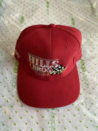 Vintage Nascar Hat 90 Donlavey Racing Hill Brothers Coffee