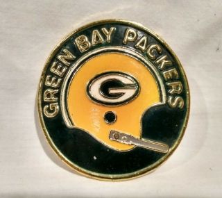 Vintage 1971 Green Bay Packers Belt Buckle Nfl Properties Inc.