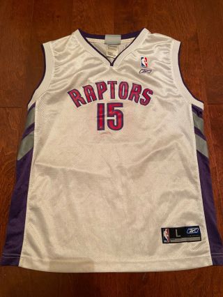 Reebok Toronto Raptors Vince Carter Jersey Youth Xl Basketball Nba Retro Vtg 90s