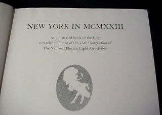 Hardcover York in 1923 (MCMXXIII) Great - Vintage B&W Photographs of the City 2