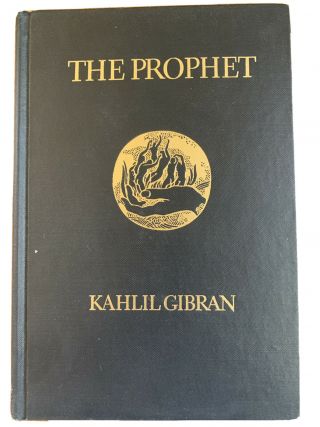 The Prophet Kahlil Gibran Hardcover 1956