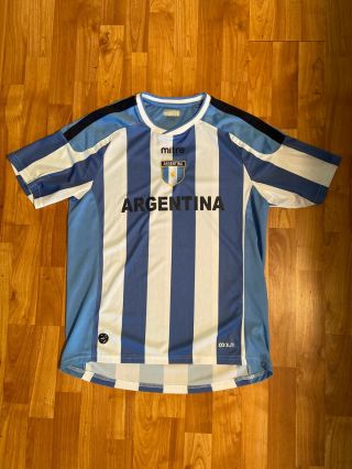 Mitre Argentina Home Soccer Jersey Small