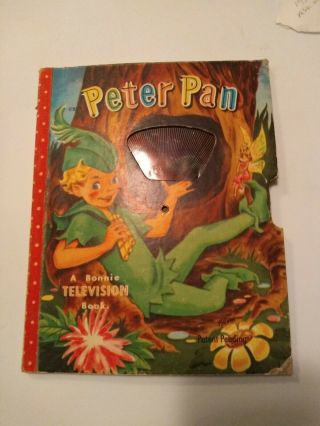 1953 Peter Pan - A Bonnie Television Book Samuel Lowe Co Barrie Pollard