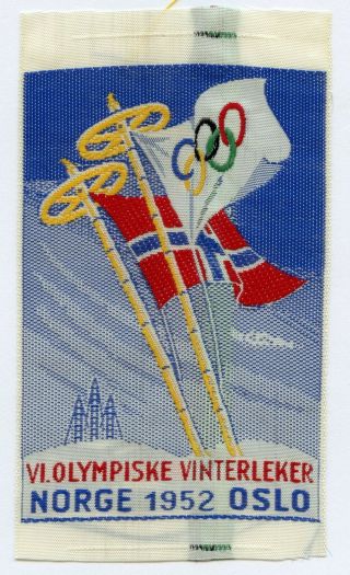 Norway Winter Olympic Games 1952 Official Patch