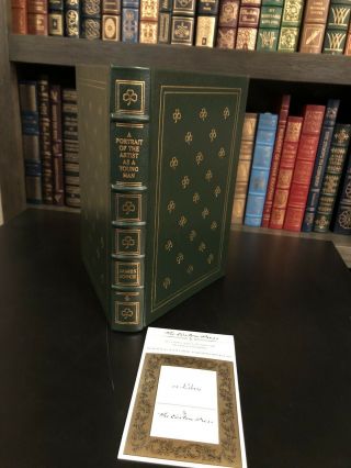 Easton Press Portrait Of The Artist As A Young Man James Joyce W/bookplate