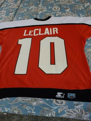 Philadelphia Flyers John Leclair Starter Jersey Size M
