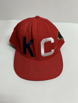 Vintage Size 7 3/8 Kansas City Monarchs 1942 Negro League Baseball Hat Spellout