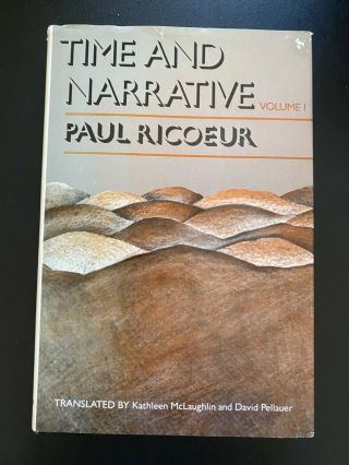 Time And Narrative,  Volume 1,  Paul Ricoeur 1984 University Of Chicago Press Mn637