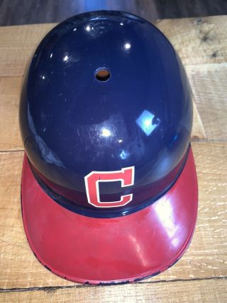 Cleveland Indians Vintage 1969 Laich Adjustable Baseball Helmet Mlb Plastic
