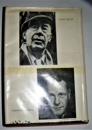 LAWRENCE DURRELL & HENRY MILLER A PRIVATE CORRESPONDENCE / First Edition 1963 2