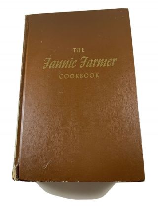 Vintage The Fannie Farmer Cookbook 1965 Eleventh Edition Hardcover