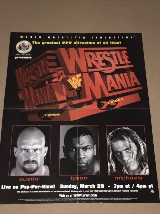 Wwf Poster - Wrestlemania Poster - Summerslam Poster - Shawn Michaels Poster Wwe