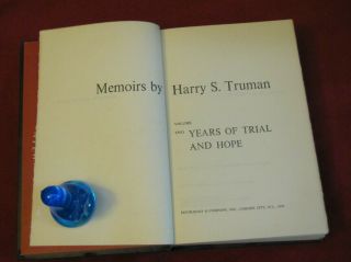 Memoirs: vol.  2 Years of Trial and Hope by Harry S.  Truman (1956,  Hardcover) 2