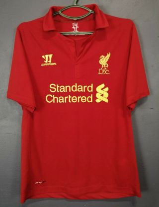 Warrior Fc Liverpool 2012/2013 Home Soccer Football Shirt Jersey Camiseta Size M