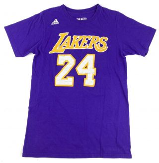 Kobe Bryant Adidas Los Angeles Lakers Jersey The Go - To Tee T - Shirt Sz Small 24