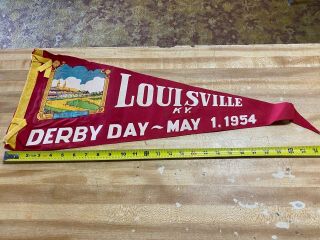 Louisville Kentucky Derby Day May 1 1954 Derby Pennant