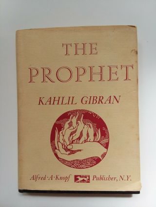 The Prophet By Kahlil Gibran Pocket Edition 1969 Hc