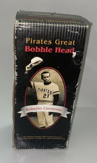 Roberto Clemente Pirates SGA Bobble PNC Park Giveaway SGA BOBBLEHEAD 2001 3