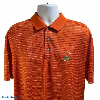 Cutter & Buck Xl Orange Cb Drytec 2013 Us Open Merion Golf Polo Shirt Usga