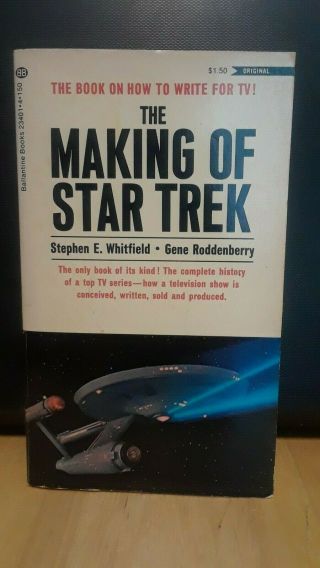 The Making Of Star Trek - Whitfield/roddenberry Paperback/12th Print