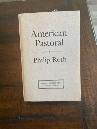 Philip Roth / American Pastoral Proof First Edition 1997 160181