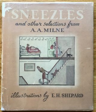 Vg 1947 Hc In A Dj 1st Edition Sneezles Winnie The Pooh Aa Milne Ernest Shepard